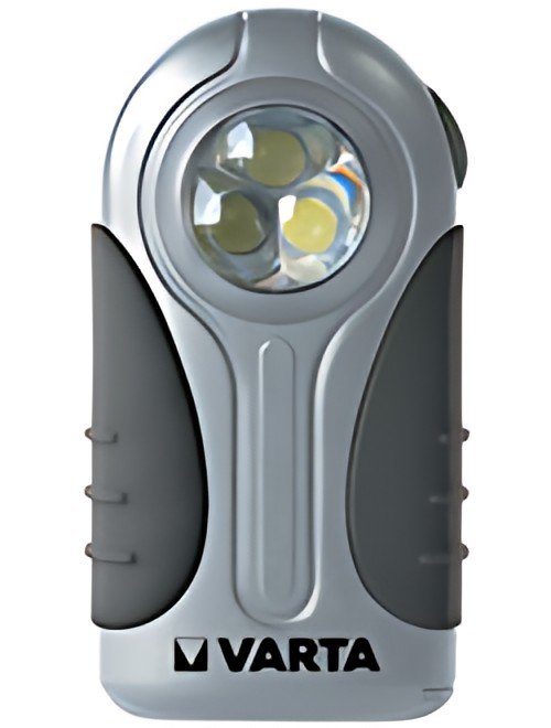 VARTA Lampe de poche "LED Silver Light", avec 3 piles AAA