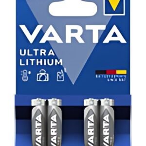 VARTA Pile au lithium Ultra Lithium, Micro (AAA), pack de 4