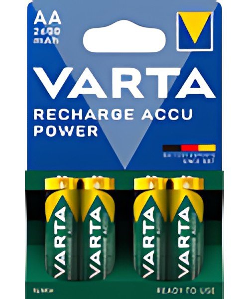 VARTA Pile NiMH "Rechargeable Accu", Mignon (AA), 2 600 mAh