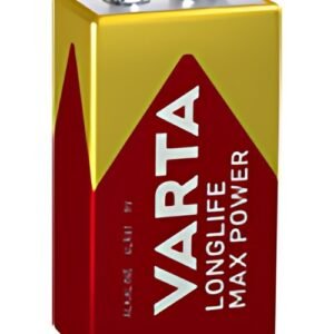 VARTA Pile alcaline Longlife Max Power, E-Bloc (9V)