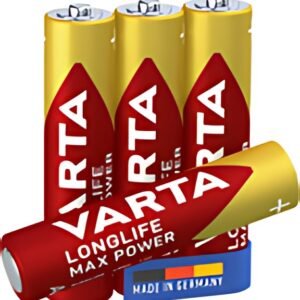 VARTA Pile alcaline Longlife Max Power, Micro, (AAA)