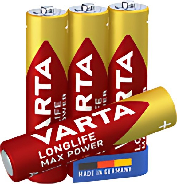 VARTA Pile alcaline Longlife Max Power, Micro, (AAA)