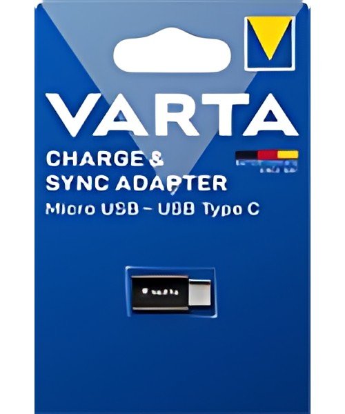 VARTA Adaptateur - micro-USB vers USB 3.1 type C