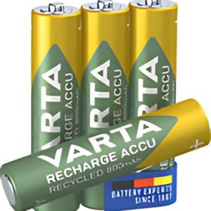 VARTA Pile NiMH "RECHARGE ACCU Recycled", Micro AAA, 800 mAh