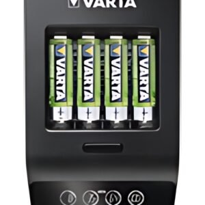 VARTA Chargeur LCD Smart Charger+, avec 4x piles Mignon