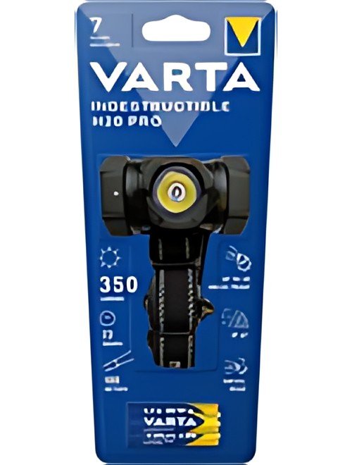 VARTA Lampe frontale "Indestructible H20 Pro", 3x Micro AAA