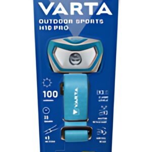 VARTA Lampe frontale LED "Outdoor Sports H10 Pro", bleu/gris