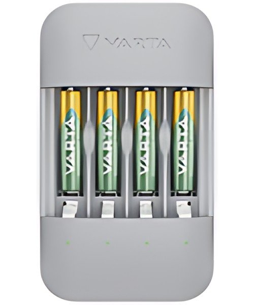 VARTA Chargeur ECO Charger Pro Recycled, avec 4x Micro AAA