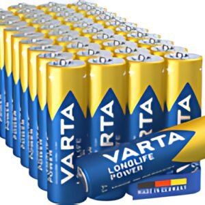 VARTA Pile alcaline Longlife Power carton, Mignon (AA)