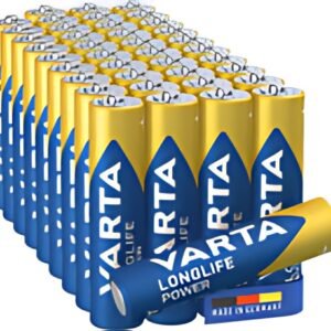VARTA Pile alcaline Longlife Power carton, de type AAA