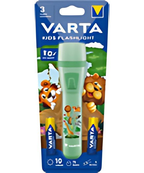 VARTA Lampe de poche pour enfants "Kids Flashlight", vert