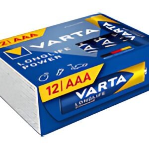 VARTA Pile alcaline Longlife Power, Micro (AAA), 12 pièces
