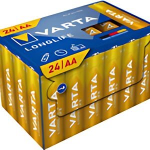 VARTA Pile alcaline Longlife, Mignon (AA), 24 pièces
