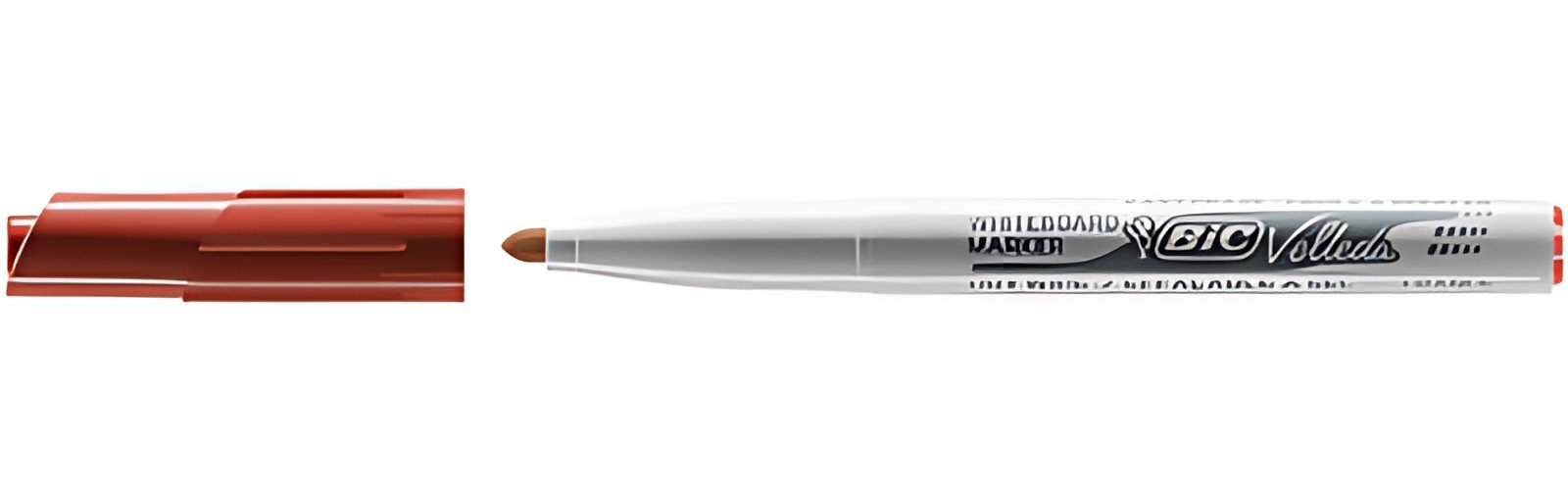 BIC Marqueur pour tableau blanc Velleda Medium 1741, rouge