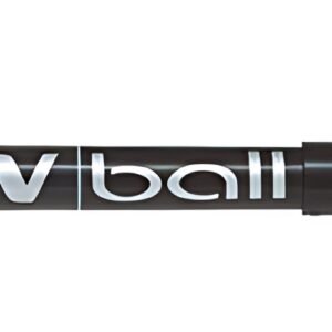 PILOT Stylo roller V Ball VB 5, pointe métal, noir