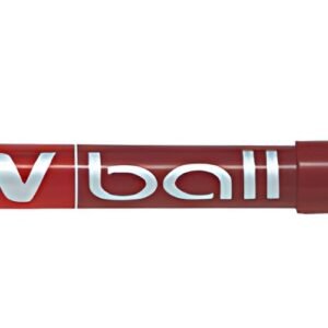 PILOT Stylo roller V Ball VB 5, pointe métal, rouge