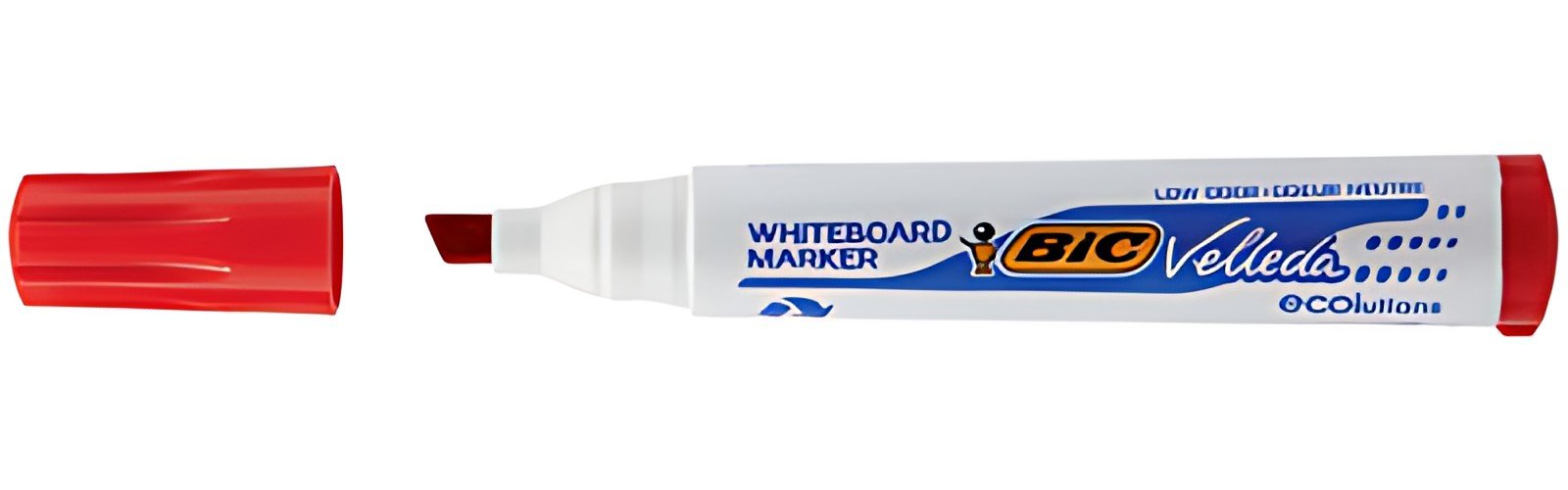 BIC Marqueur pour tableau blanc Velleda 1751, rouge