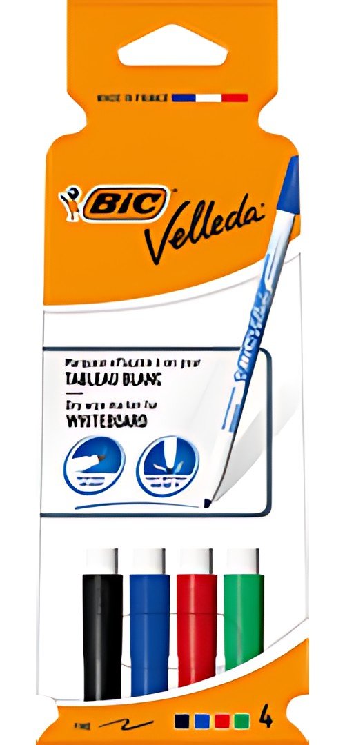 BIC Marqueur pour tableau blanc Velleda 1721, pointe ogive,