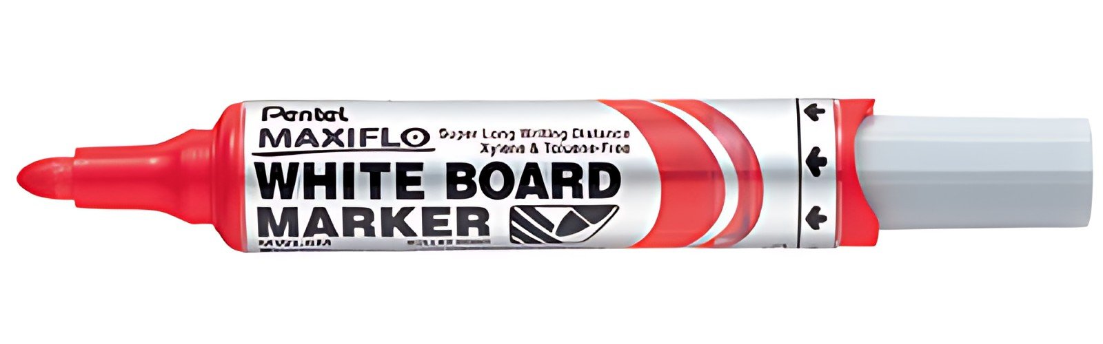 Pentel Marqueur pour tableau blanc MAXIFLO MWL5M, rouge
