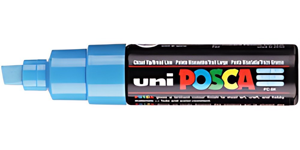 POSCA Marqueur à pigment PC-8K, bleu clair
