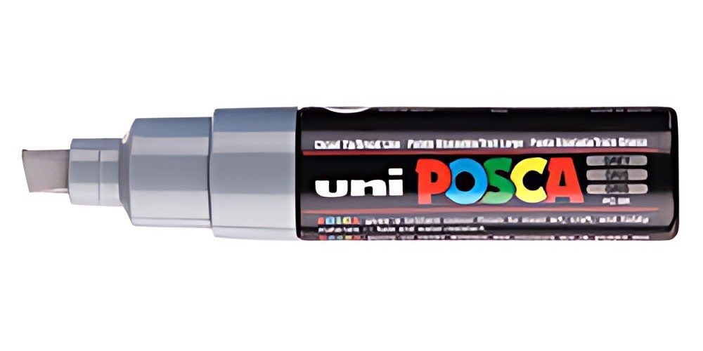 POSCA Marqueur à pigment PC-8K, gris
