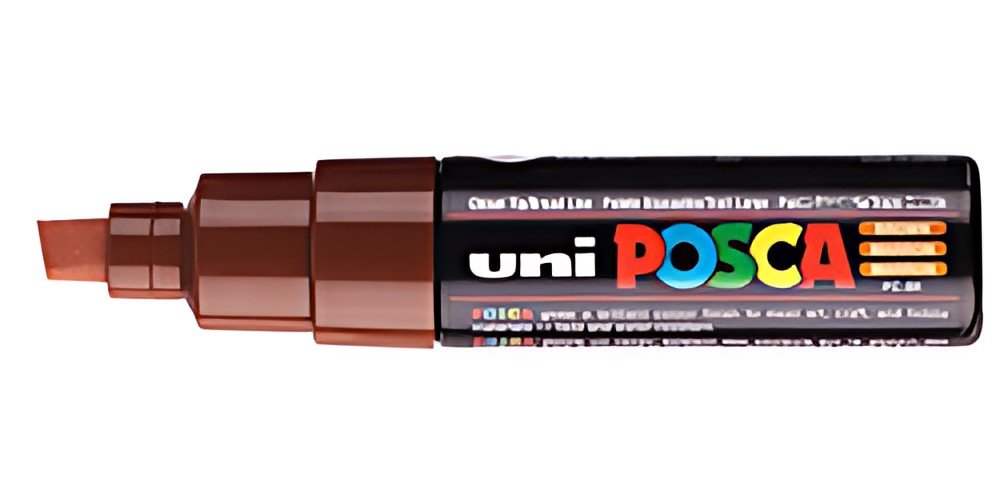 POSCA Marqueur à pigment PC-8K, marron