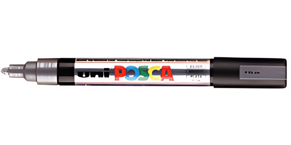 POSCA Marqueur à pigment PC-5M, argent