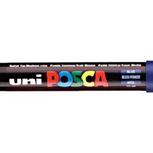 POSCA Marqueur à pigment PC-5M, bleu foncé