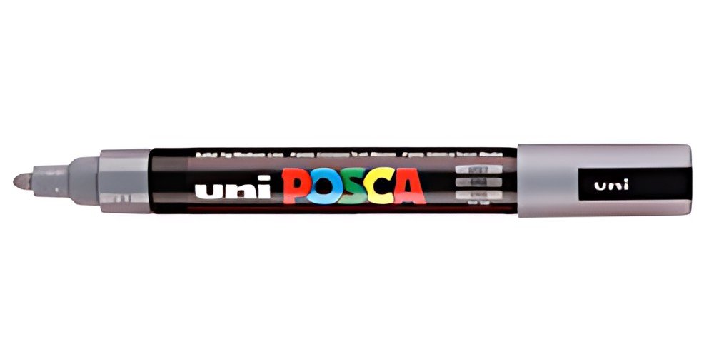 POSCA Marqueur à pigment PC-5M, gris