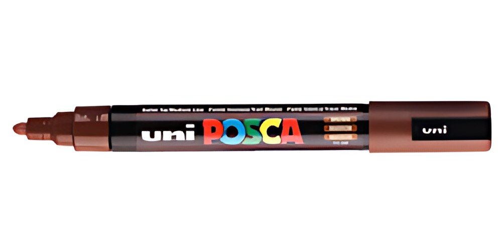 POSCA Marqueur à pigment PC-5M, marron