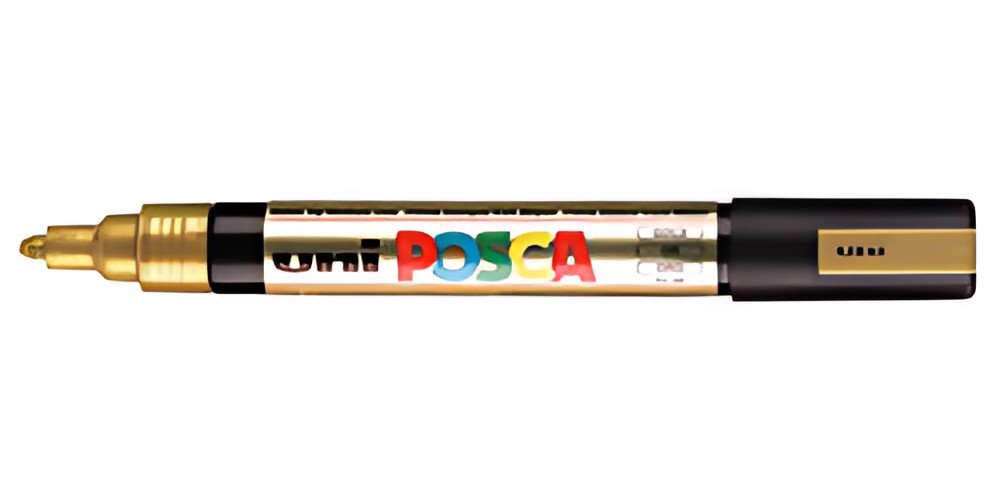 POSCA Marqueur à pigment PC-5M, or