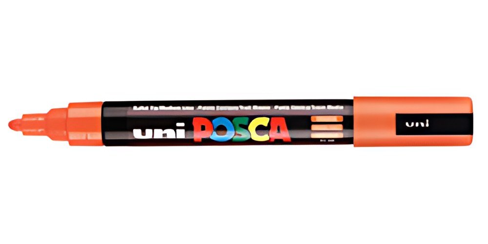 POSCA Marqueur à pigment PC-5M, orange foncé