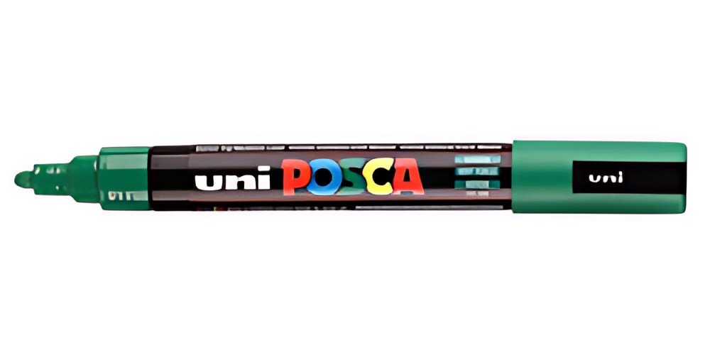 POSCA Marqueur à pigment PC-5M, vert foncé