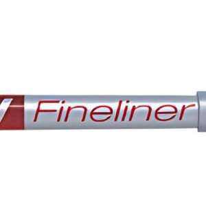 PILOT Stylo feutre Fineliner, rouge