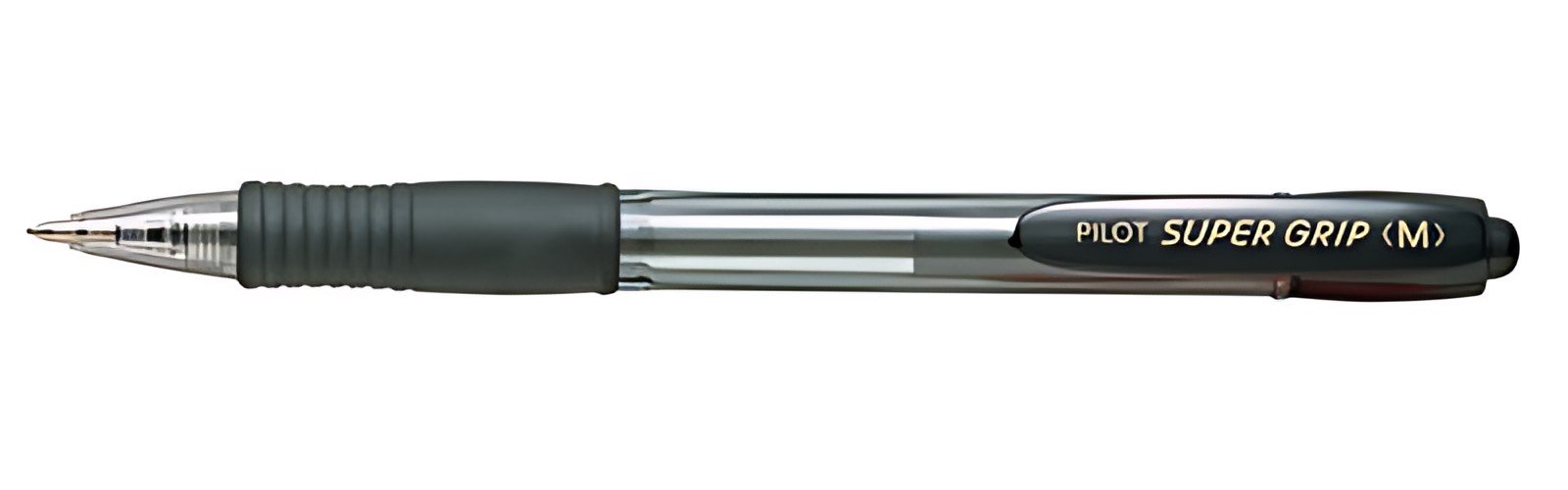 PILOT Stylo à bille rétractable SUPER GRIP M, noir