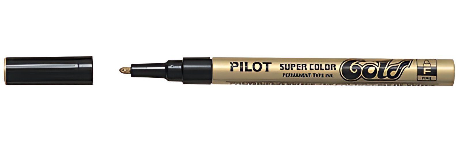 PILOT Marqueur permanent SUPER COLOR, pointe extra fine, or