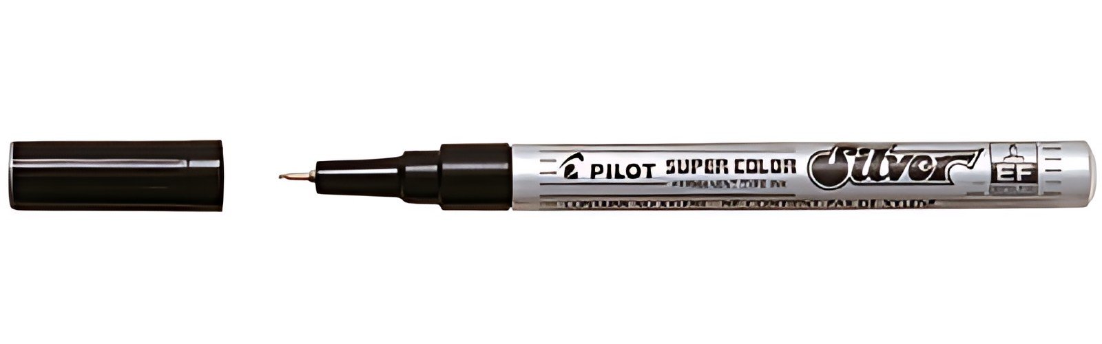 PILOT Marqueur permanent SUPER COLOR, extra fin, argent