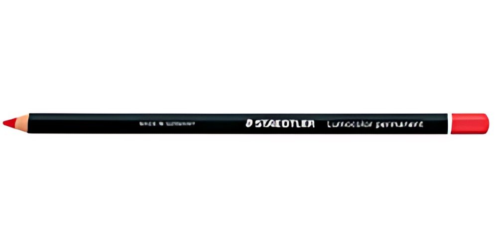 STAEDTLER Marqueur permanent Lumocolor glasochrom, rouge