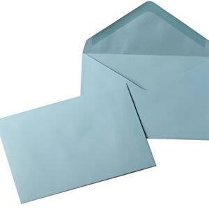 GPV Enveloppes administratives, C6, 114 x 162 mm, bleu vert
