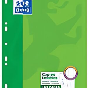 Oxford Copies doubles perforées, A4, séyès, 200 pages