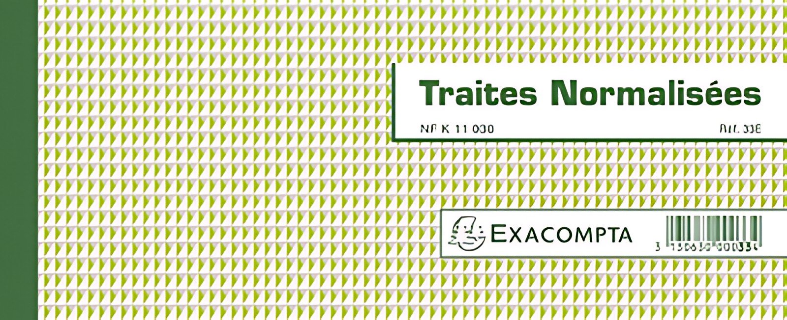 EXACOMPTA Carnet à souche "Traites normalisées"