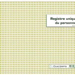 EXACOMPTA Piqûre "Registre unique du personnel"