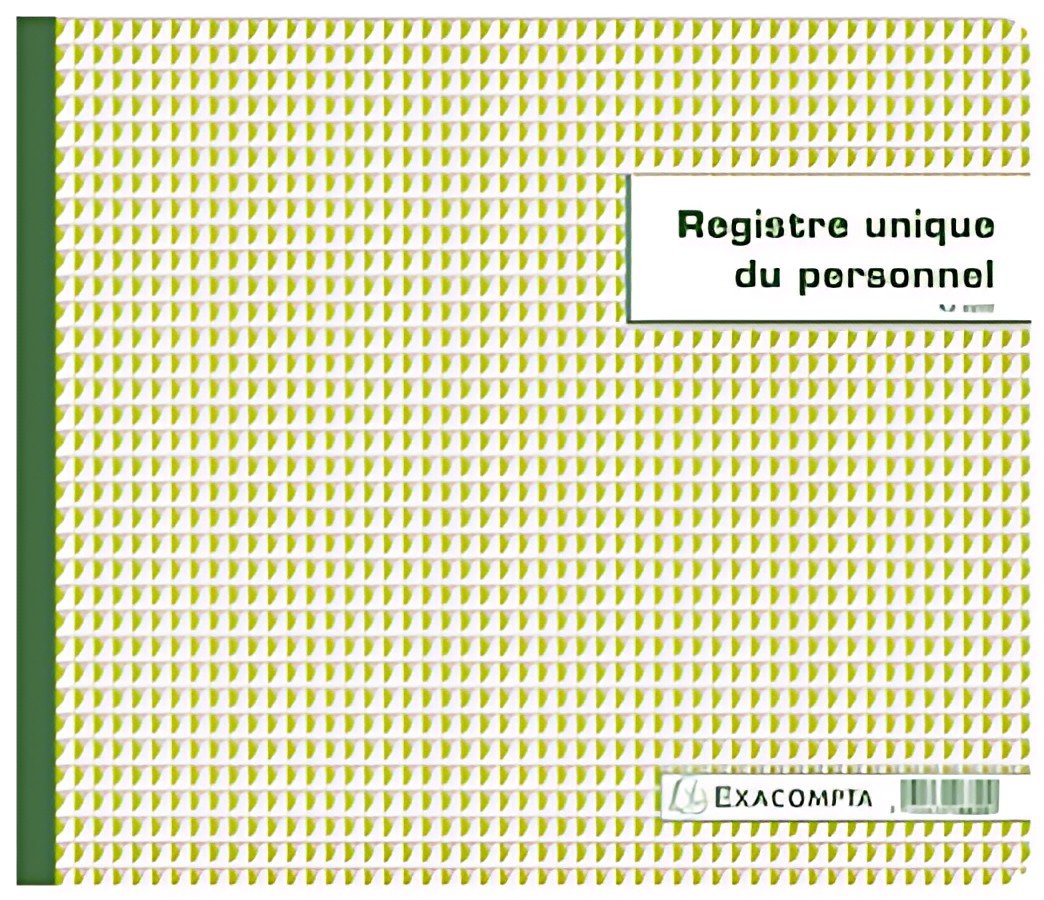 EXACOMPTA Piqûre "Registre unique du personnel"