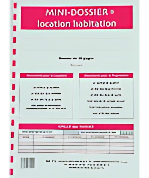 WEBER Formulaire français "Mini dossier location-habitation"