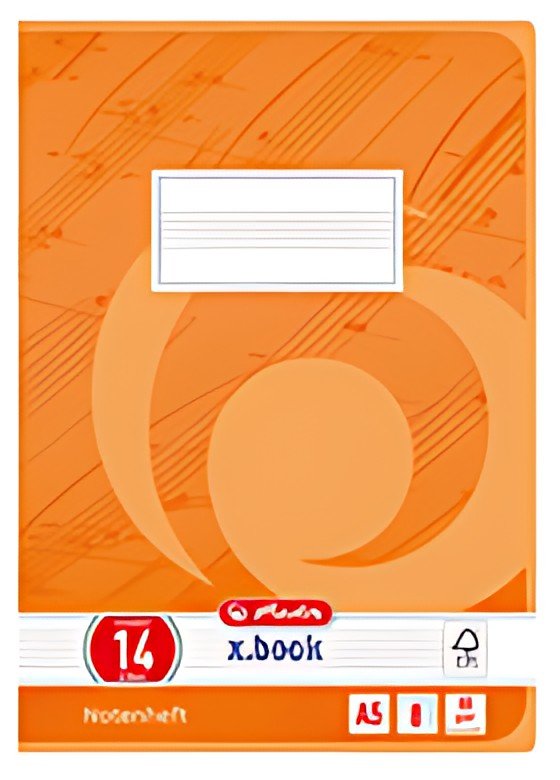 herlitz Cahier de musique x.book, A5, linéature 14, 16 pages