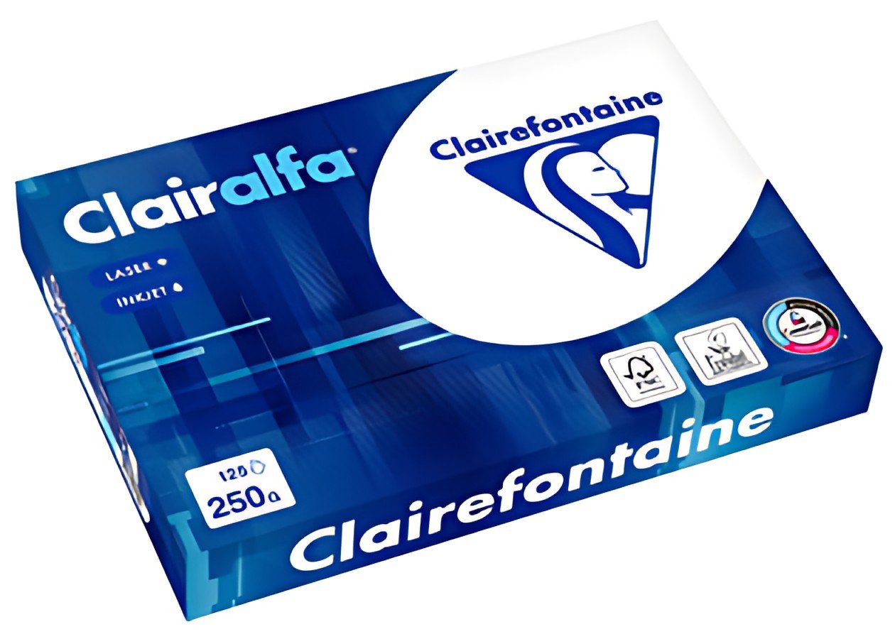 Clairalfa Papier multifonction, A4, 120 g/m2, extra blanc