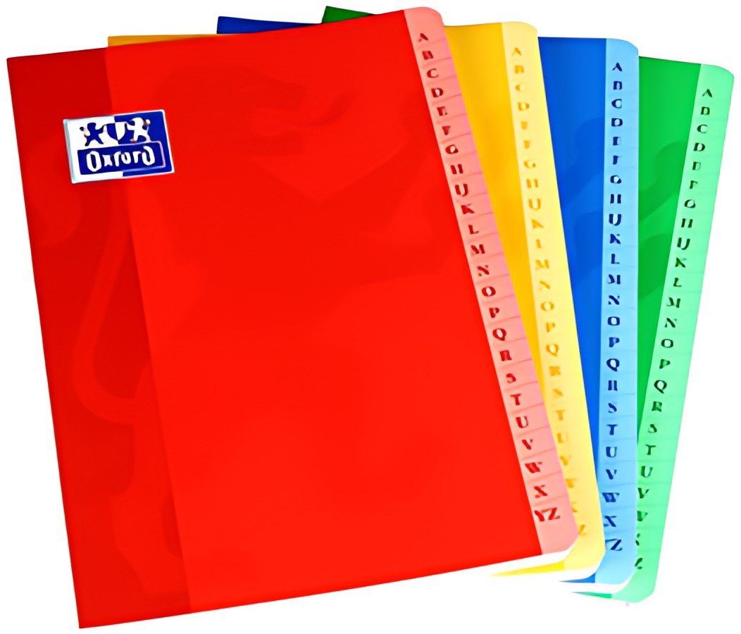 Oxford Carnet répertoire, broché, A4
