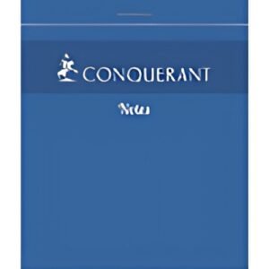 CONQUERANT SEPT Bloc-notes Notes, quadrillé, 74 x 105 mm