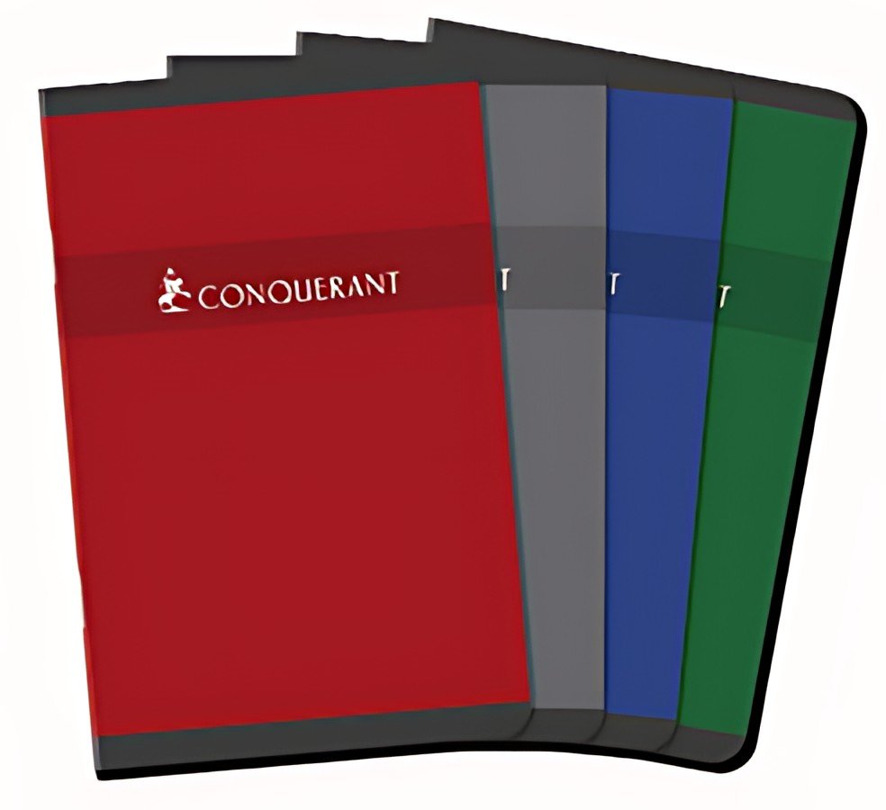 CONQUERANT SEPT Carnet, 90 x 140 mm, quadrillé, 96 pages