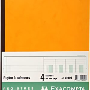 EXACOMPTA Piqûre à colonnes, 4 colonnes, 31 lignes
